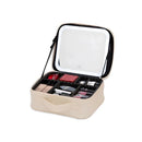 Bolsa de maquiagem com espelho LED