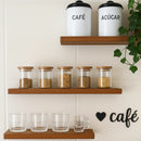 Prateleiras de Madeira com Suporte Invisível – 30 a 60cm