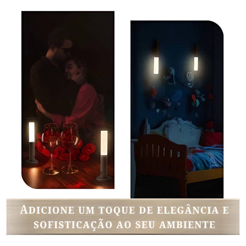 LightMotion – LED Recarregável para Cabeceira e Decoração