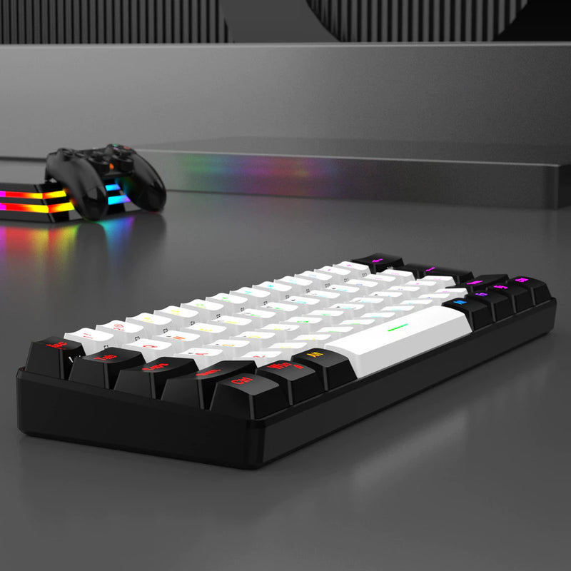 MiniKey 61 – Teclado Compacto RGB USB-C Plugável